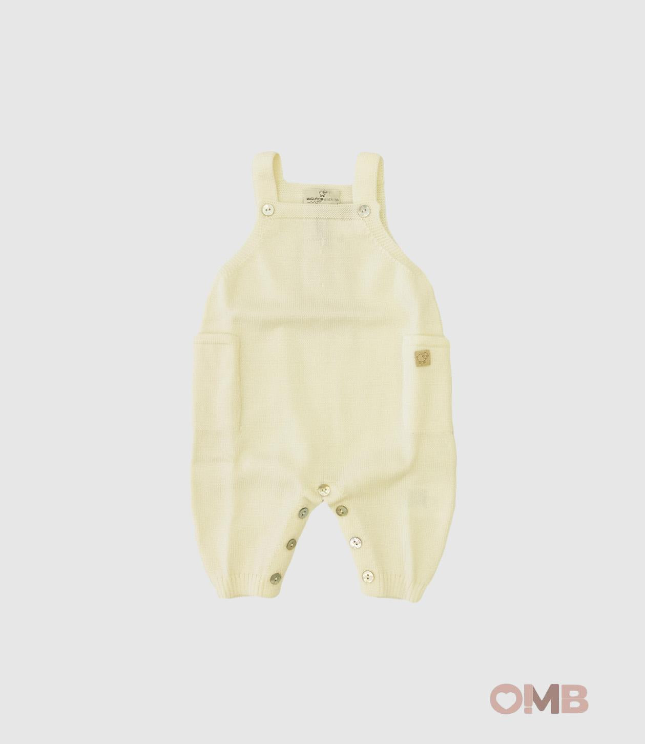 Salopette MAGLIFICIO VERONA neonato 45411 Panna 45411 PANNA MAGLIFICIO VERONA 