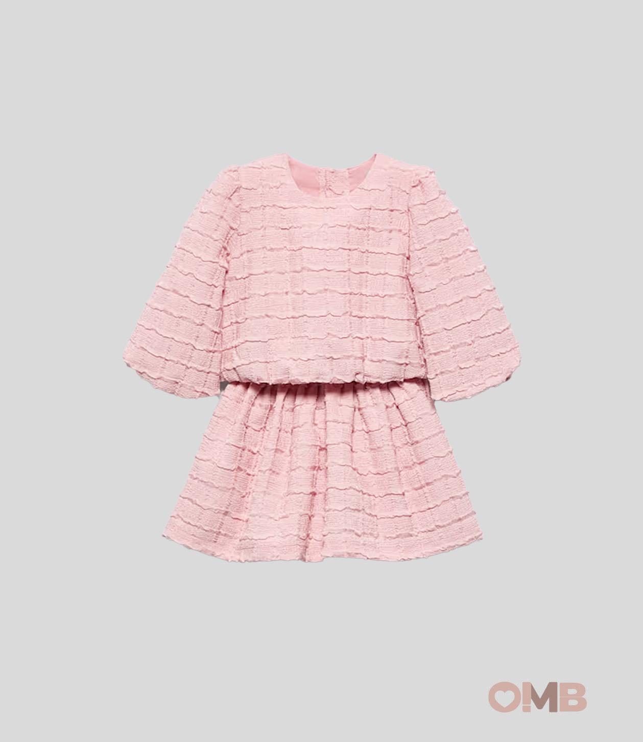 Completo neonata ABEL&LULA 5512 Rosa 5512 PETALO ABEL&LULA 