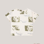 T-shirt neonato PLAY UP 1AS11057 Panna 1AS11057 FOGLIE PLAY UP 
