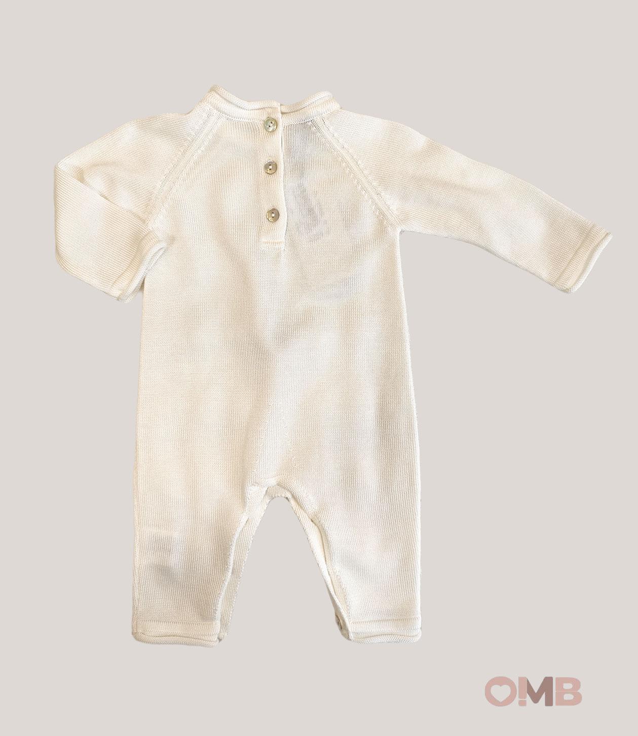 Tutina neonato MAGLIFICIO VERONA 045568 Latte<BR/> 045568 LATTE-CORDA MAGLIFICIO VERONA 