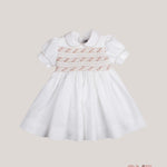 Abito neonata NAXOS 7724 Bianco 7724 LINO NAXOS 