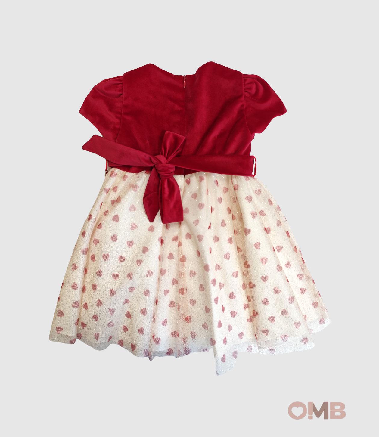 Abito AMBARABA' neonata FF36005 Rosso FF36005 ROSSO AMBARABA' 