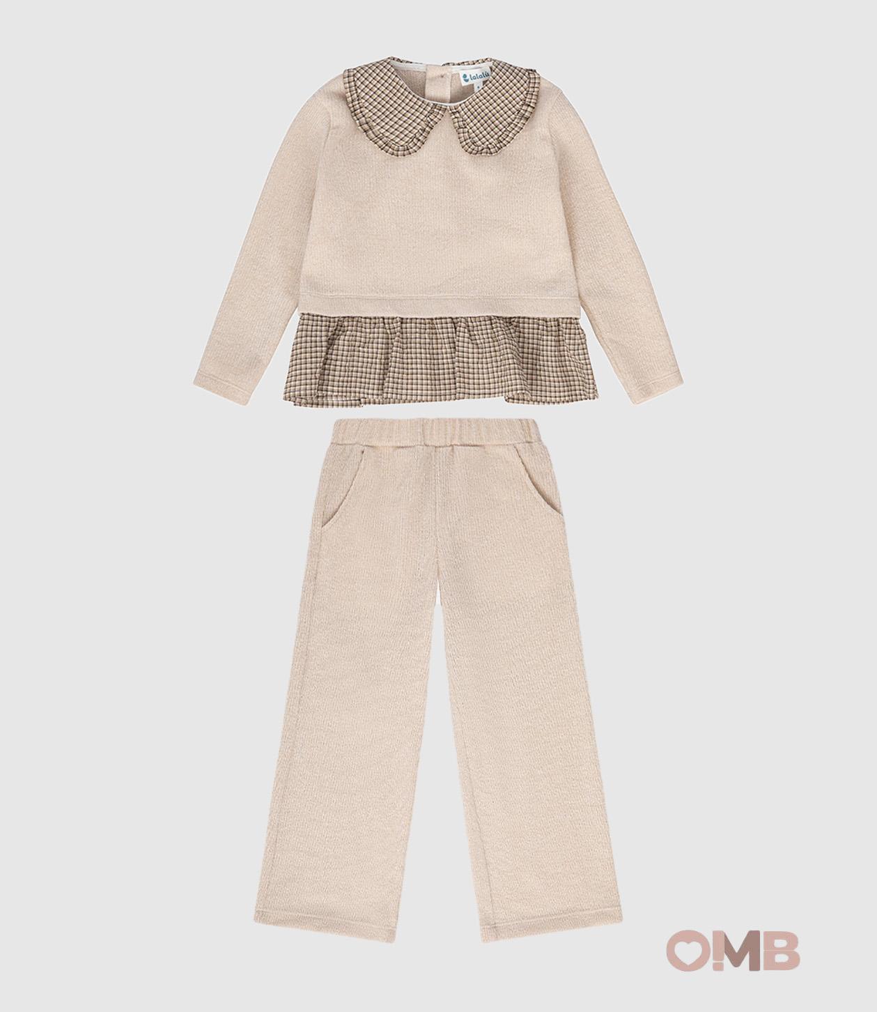 Tuta Lalalu bambina MGL190-PML90 Beige<BR/> MGL190-PML90 CREMA LALALU 