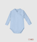 Body CALAMARO BABY neonata 01206 Celeste