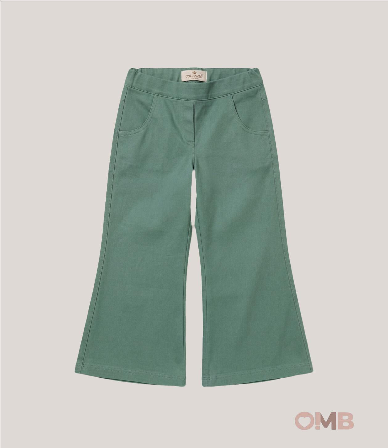 Pantalone bambina COCCODE C63323 Verde C63323 VERDE COCCODE 