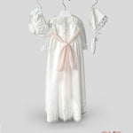 Abito Neonata NISERET 5553 Bianco 5553 PANNA NISERET 