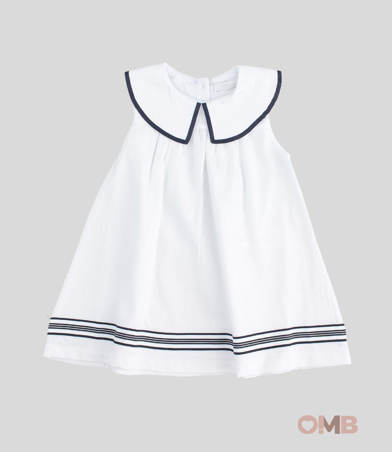 Abito Coccodè neonata 246BLU bianco 246 BLU COCCODE 