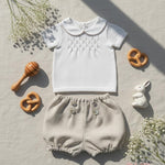 Completo BABY LORD neonata 585 Bianco 585 BIANCO-SABBIA BABY LORD 