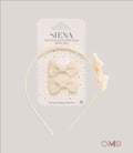 Cerchietto neonata SIENA 7439 Panna