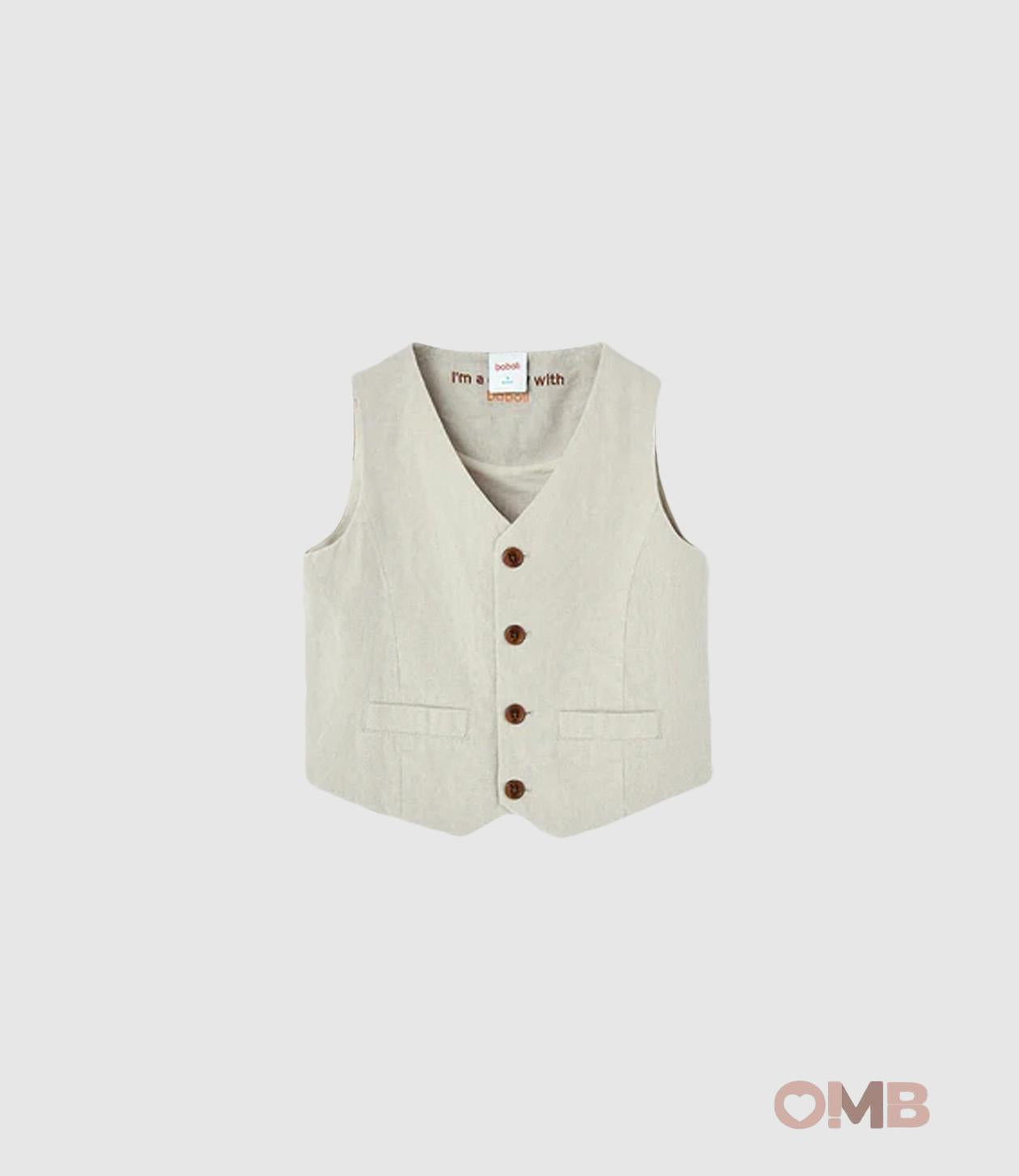 Gilet BOBOLI bambino 736141 Pietra<BR/> 736141 PIETRA BOBOLI 