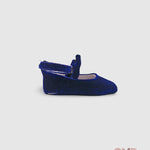Scarpe culla PANYNO neonata A2705 Blu A2705 VELLUTO NAVY PANYNO 
