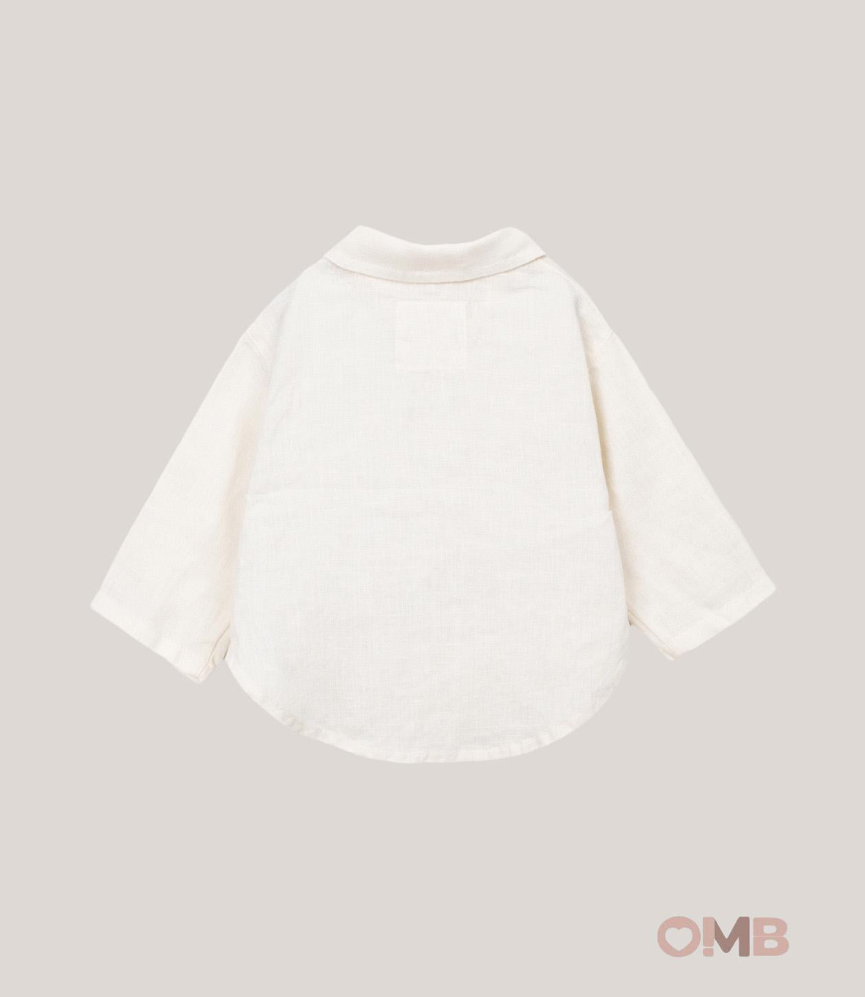 Camicia neonato PLAY UP 1AS11251 Bianca 1AS11251 BIANCO PLAY UP 