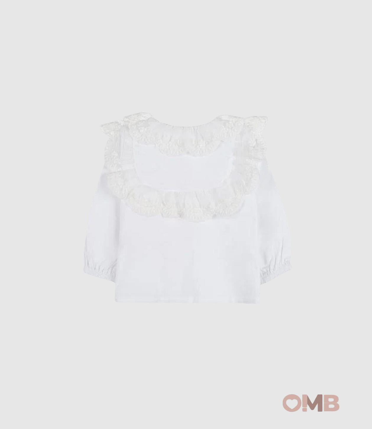 Blusa NANAN neonata 434 Bianca 434 BIANCO NANAN 