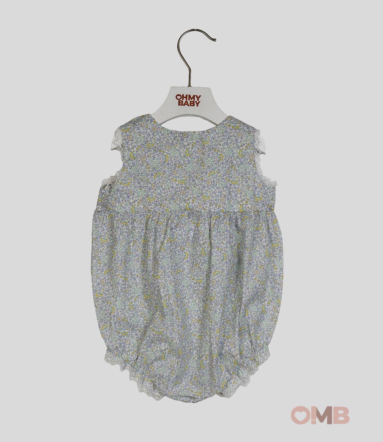 Pagliaccetto neonata Emma G 05L Liberty azzurro 05L LIBERTY EMMAG 