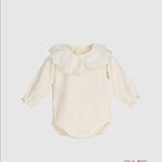 Body CALAMARO BABY neonata 19129 Beige 19129 CRUDO CALAMARO BABY 