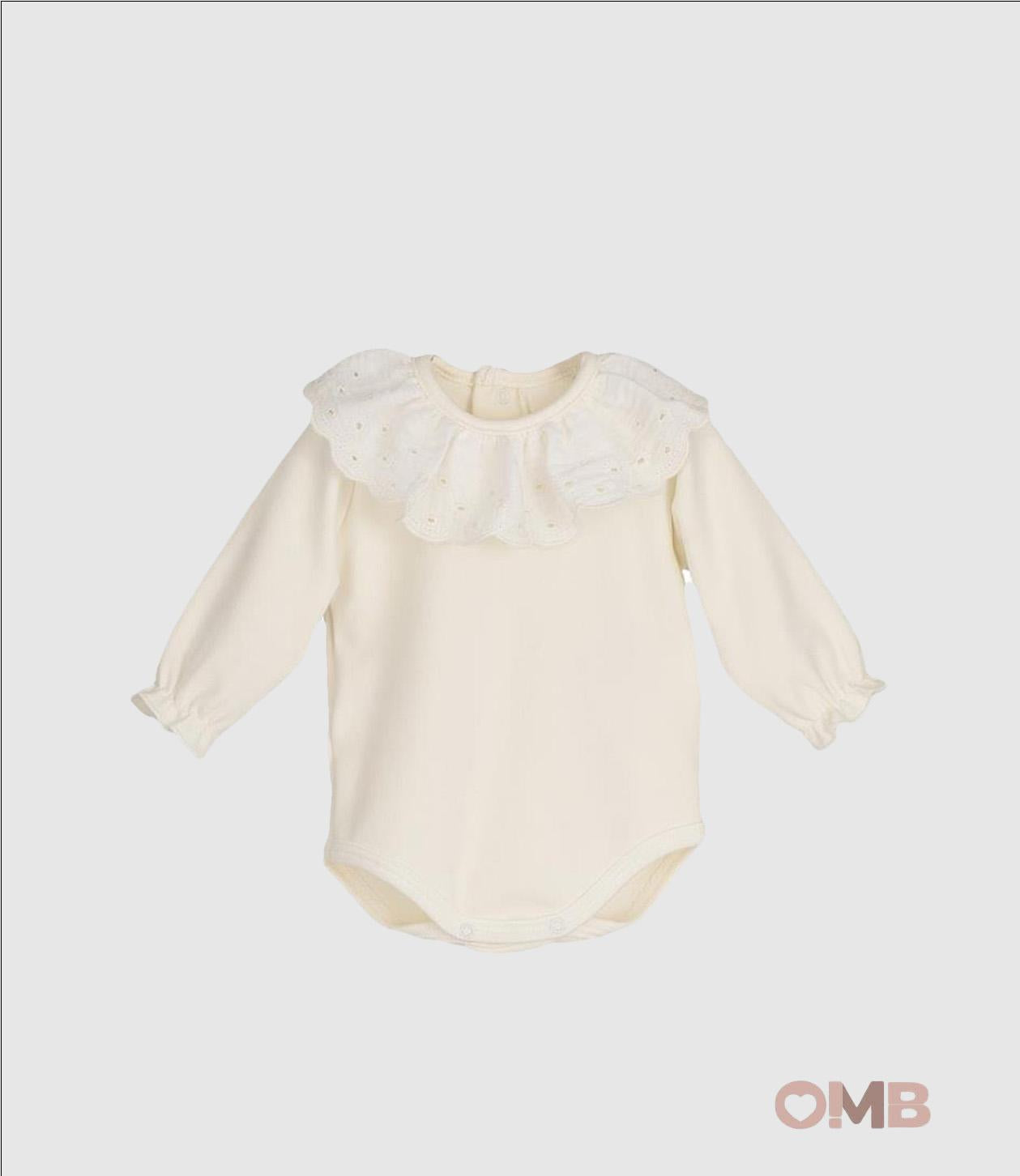 Body CALAMARO BABY neonata 19129 Beige 19129 CRUDO CALAMARO BABY 