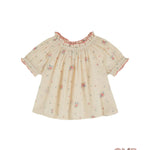 Blusa EMILE ET IDA neonata AD029A Crema AD029A PANNA EMILE ET IDA 