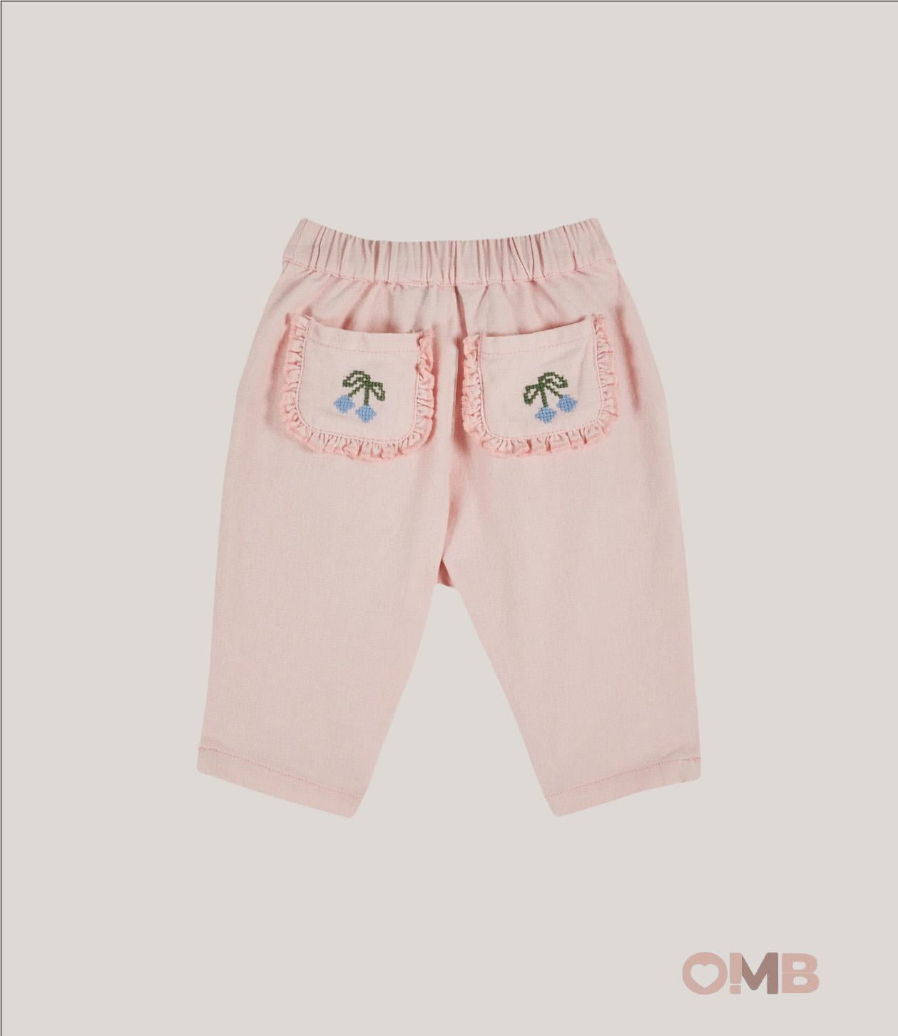 Pantalone EMILE ET IDA neonata AD418 Rosa AD418 ROSA EMILE ET IDA 