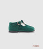 Scarpe Occhielli PANYNO bambina B2401 Verde