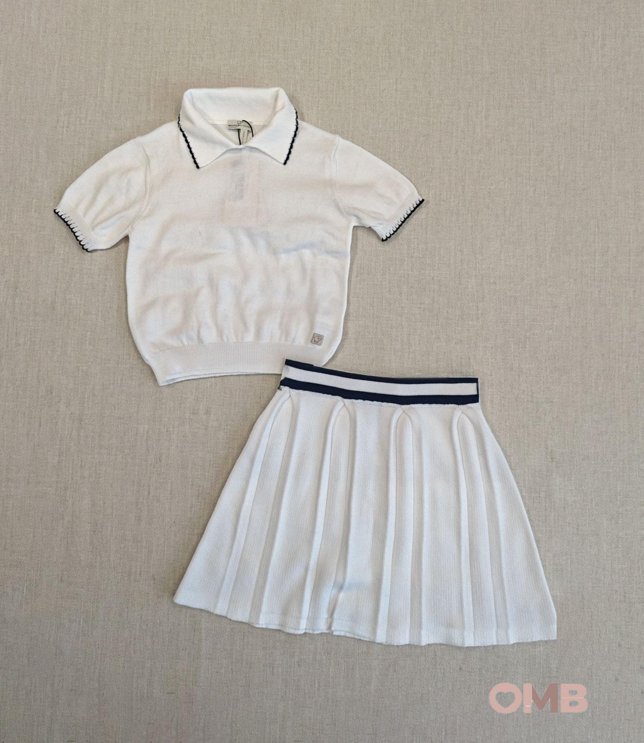 Completo bambina MAGLIFICIO VERONA 015516015520 Blu 015516-015520 BIANCO-BLU MAGLIFICIO VERONA 