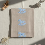 Coperta BABY LORD neonato 199 Sabbia 199 SABBIA-CIELO BABY LORD 