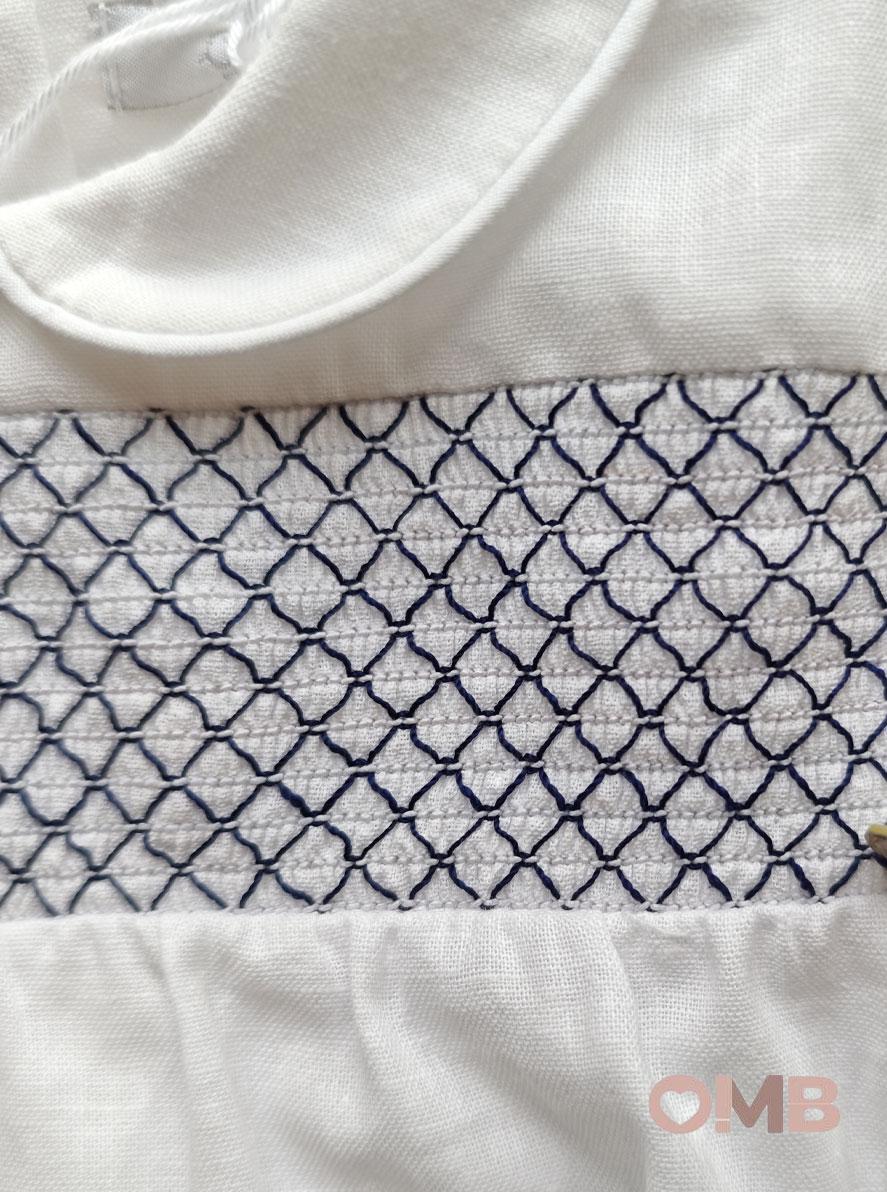 Pagliaccetto neonato COCCODE C63128 Bianco C63128 BIANCO/BLU COCCODE 