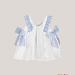Abito CALAMARO BABY neonata 21329B Celeste 21329-B CELESTE CALAMARO BABY 