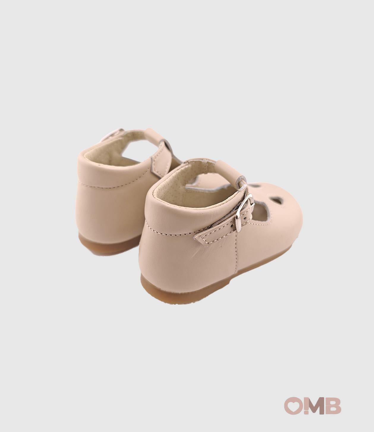 Scarpe occhielli PANYNO bambina B3506 Beige B3506 PIEL NAPA MARFIL PANYNO 