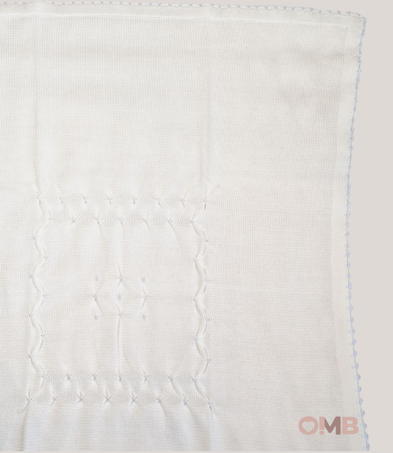 Coperta PRIMODI BEBE neonato 3613 1SU Bianco 3613.1SU BIANCO-CIELO PRIMODI BEBE 