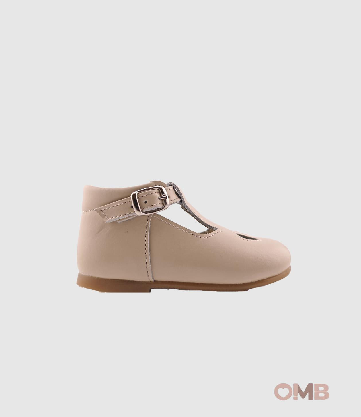 Scarpe occhielli PANYNO bambina B3506 Beige B3506 PIEL NAPA MARFIL PANYNO 