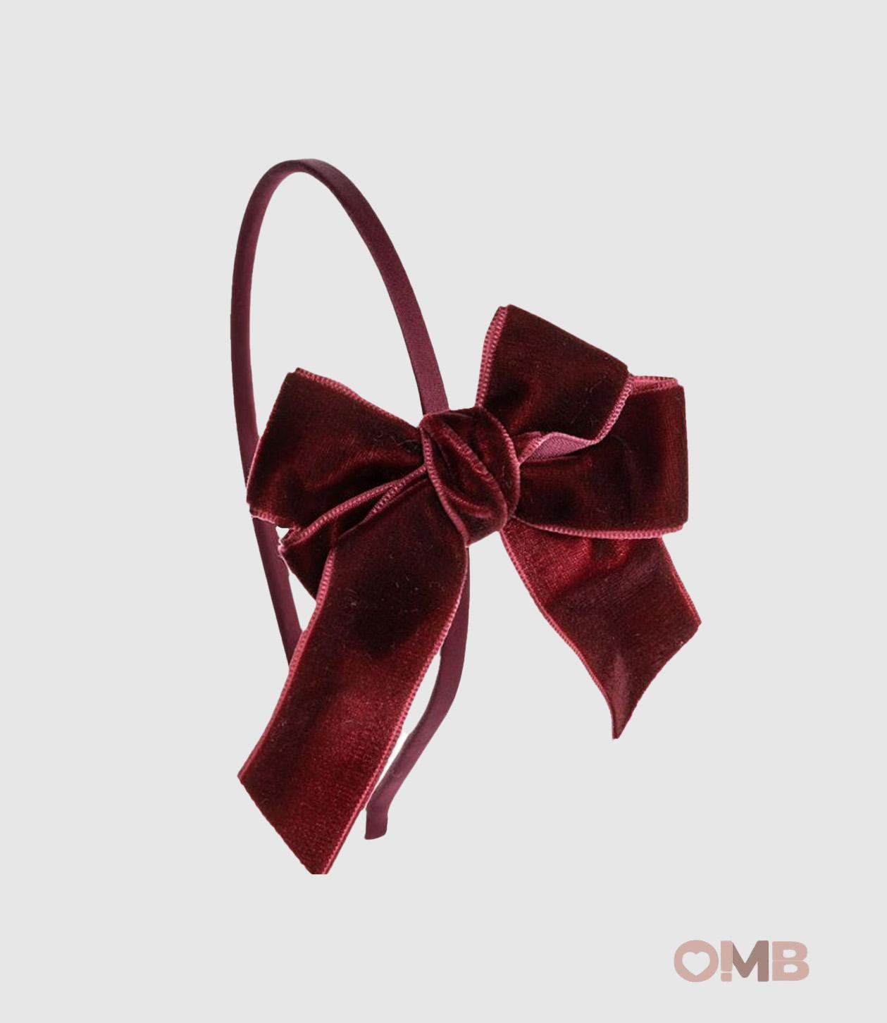 Cerchietto SIENA neonata 7240 Bordeaux 7240 BORDEAU SIENA 