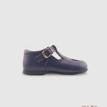 Scarpe Occhielli PANYNO bambina B2401 Blu B2401 PIEL NAPA NAVY PANYNO 