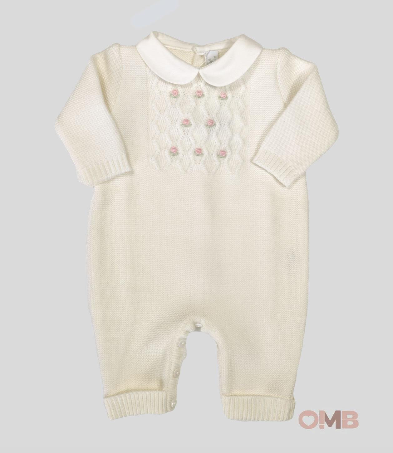 Tutina Neonata PEPECE' 7710 Bianca 7710 BCO-ROSA PEPECE' 