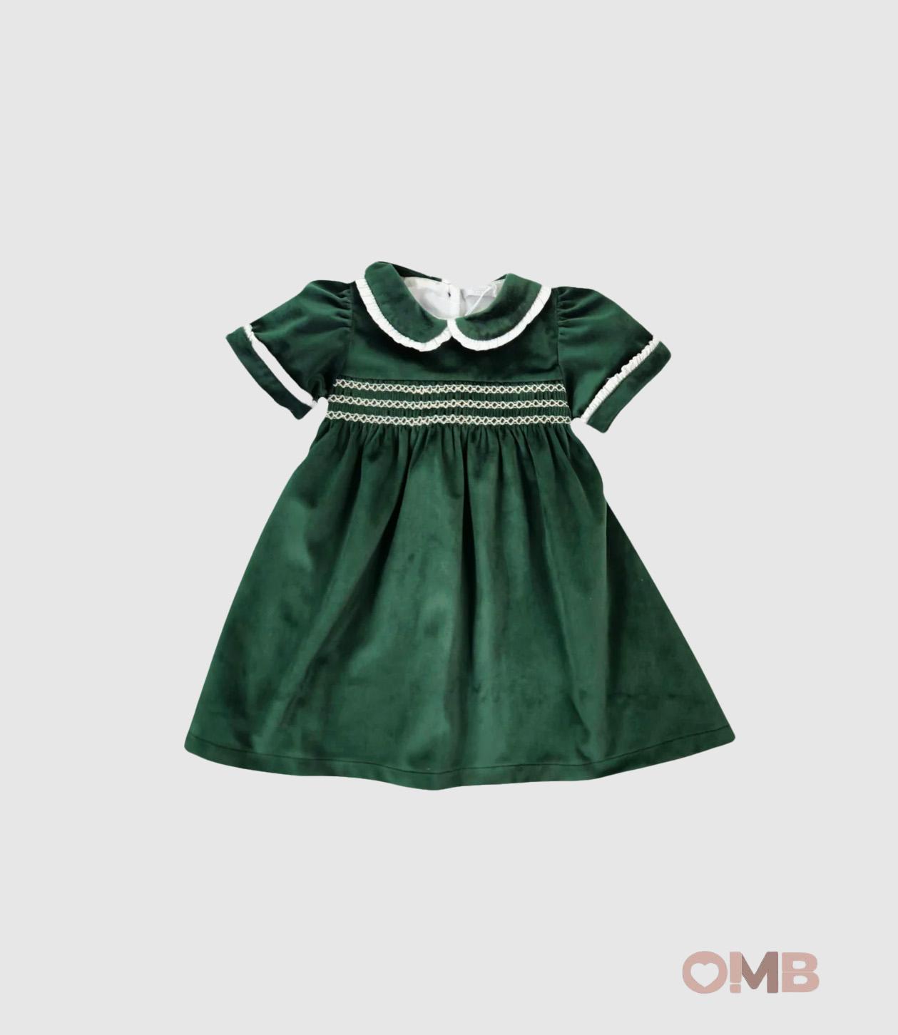 Abito COCCODE bambina C62208 Verde<BR/> C62208 VERDE COCCODE 