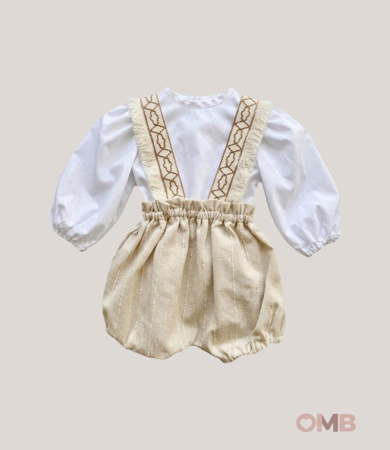 Salopette neonata COCO ET MAMA CAMELIA Beige CAMELIA BEIGE COCO ET MAMA 