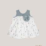 Abito CALAMARO BABY neonata 21333B Azzurro 21333-B AZZURRO CALAMARO BABY 