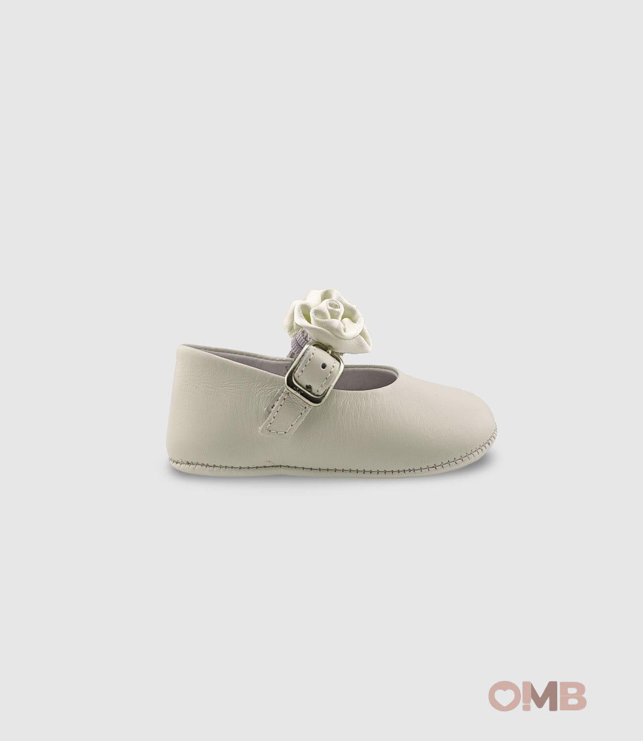 Scarpe culla PANYNO neonata A3407 vanilla A3407 PIEL SETA VAINILLA PANYNO 