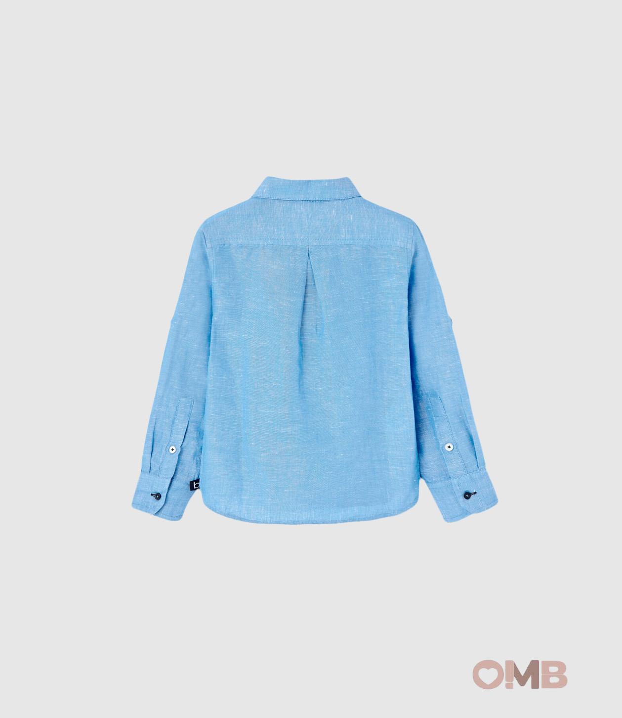 Camicia BOBOLI bambino 736297 Azzurro<BR/> 736297 AZZURRO BOBOLI 