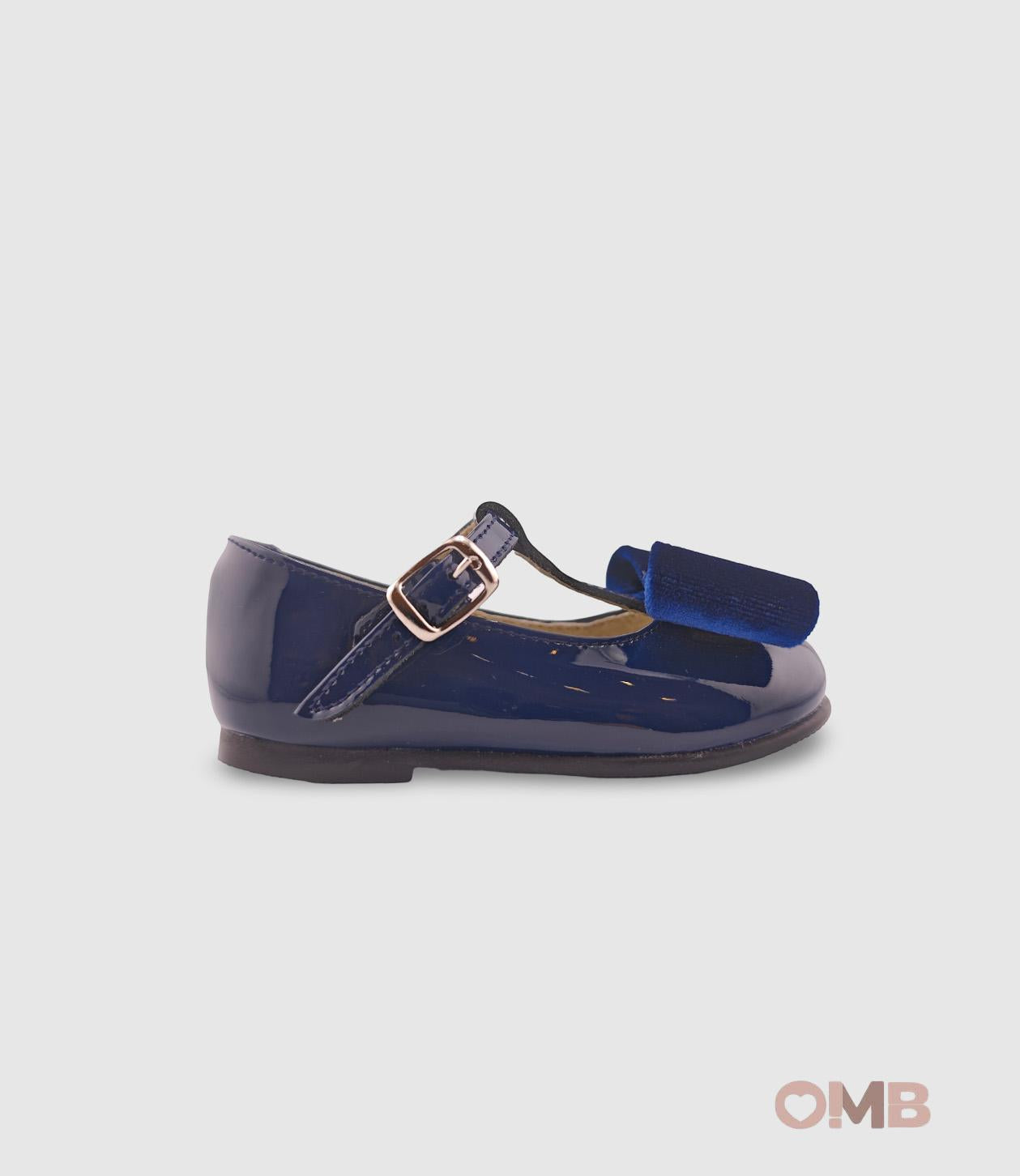 Bamboline PANYNO bambina B3302 Blu B3302 PIEL CHAROL NAVY PANYNO 