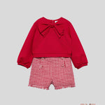 Completo neonata ABEL&LULA 5711 Rosso 5711 ROSSO ABEL&LULA 