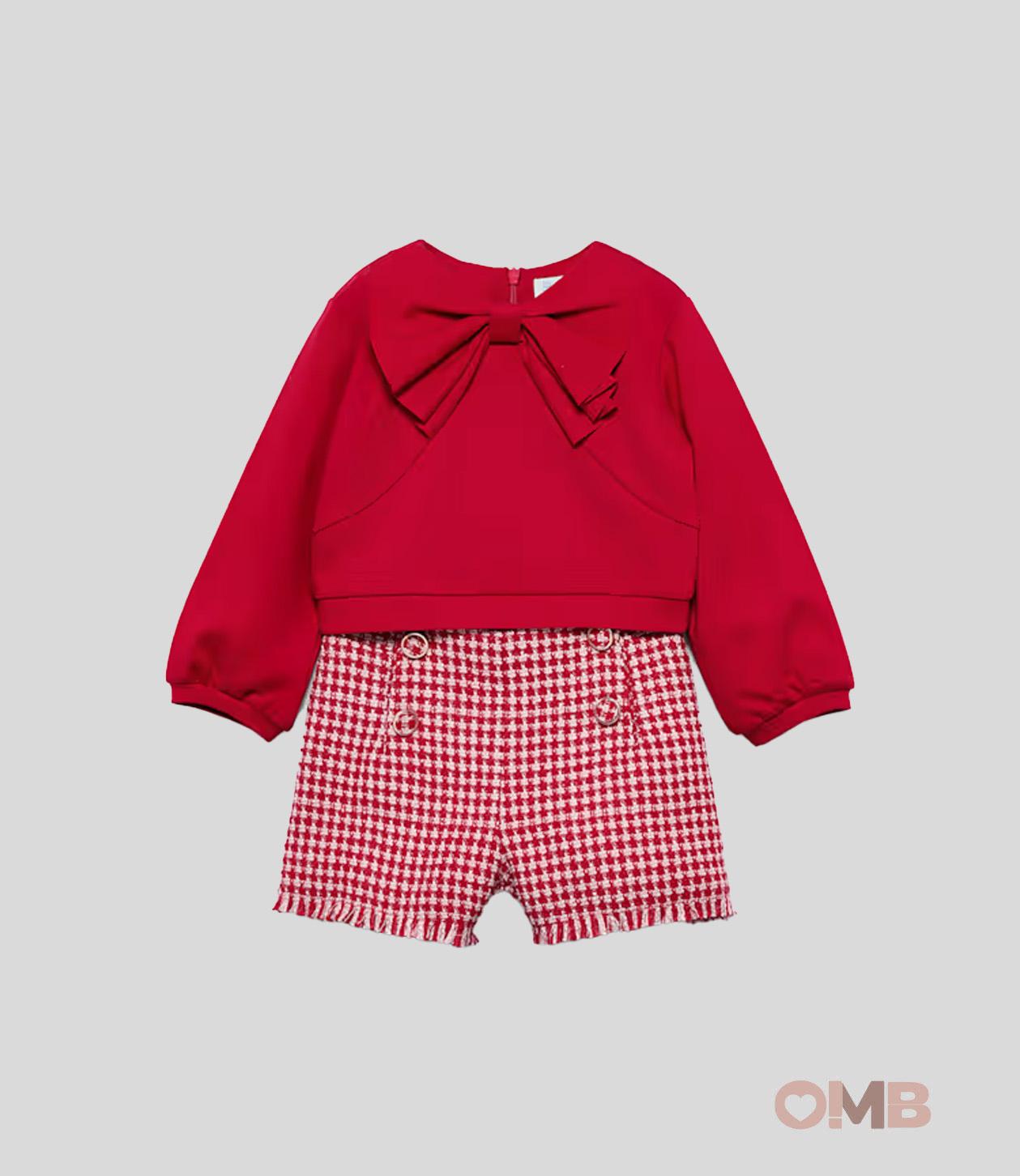 Completo neonata ABEL&LULA 5711 Rosso 5711 ROSSO ABEL&LULA 