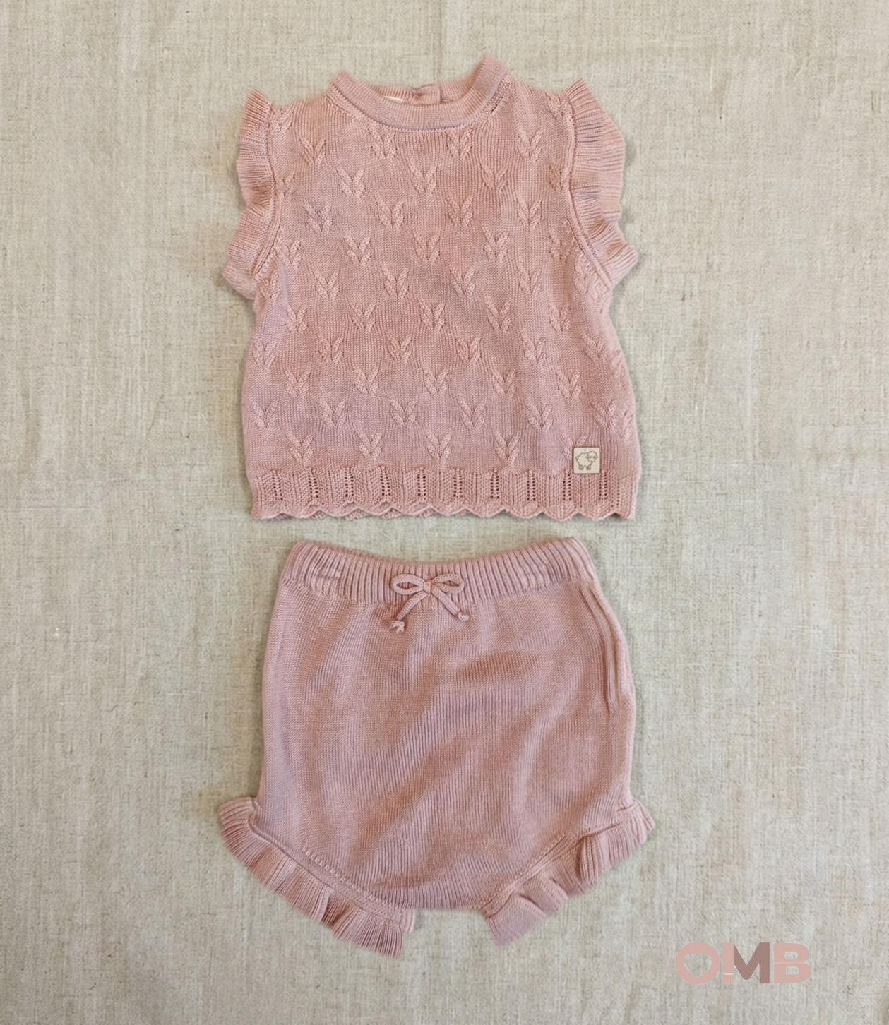 Completo neonata MAGLIFICIO VERONA 045558045551 Rosa 045558-045551 ROSA MAGLIFICIO VERONA 