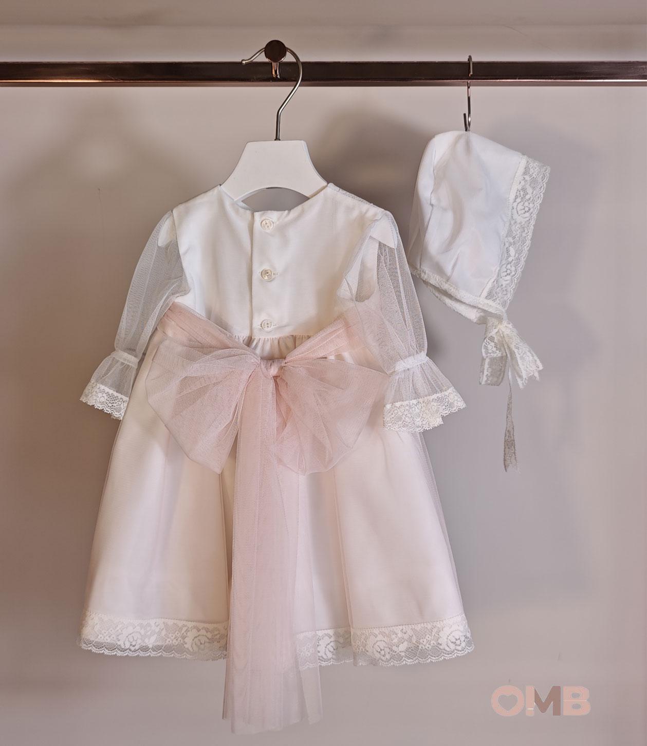 Abito NISERET neonata 5638 Salmone 5638 37 NISERET 