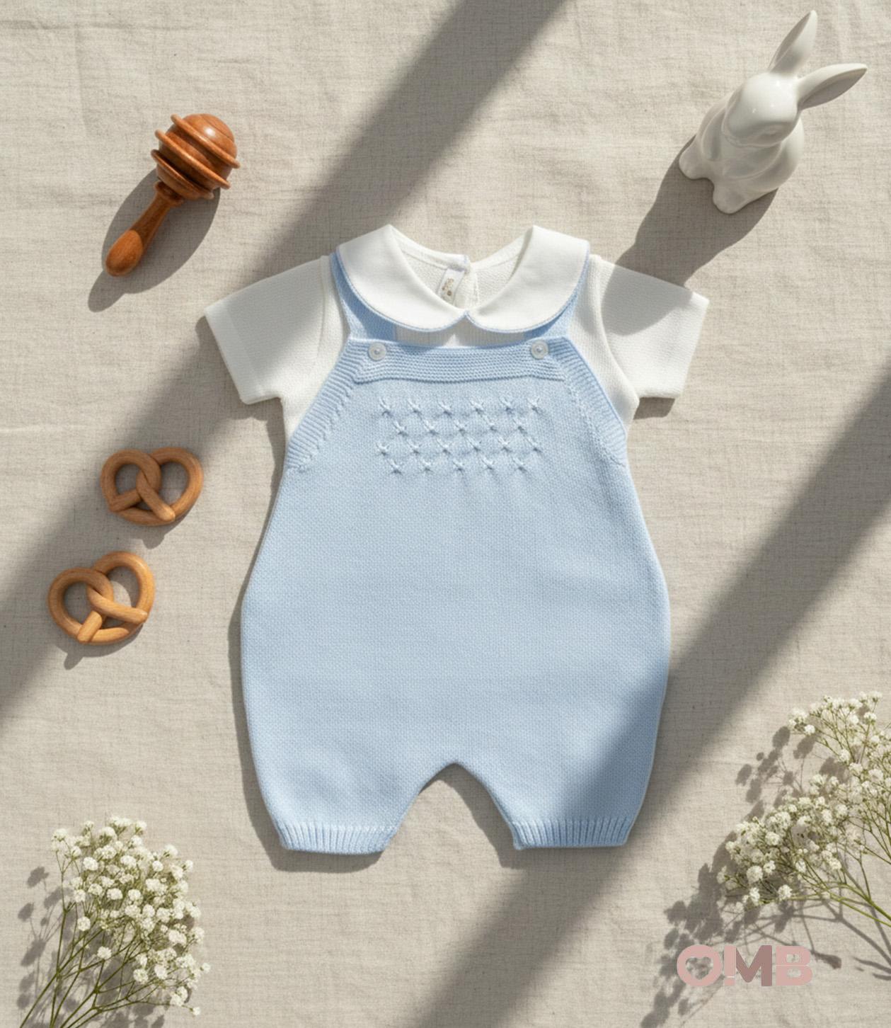 Tutina BABY LORD neonato 398 Cielo 398 CIELO-BIANCO BABY LORD 