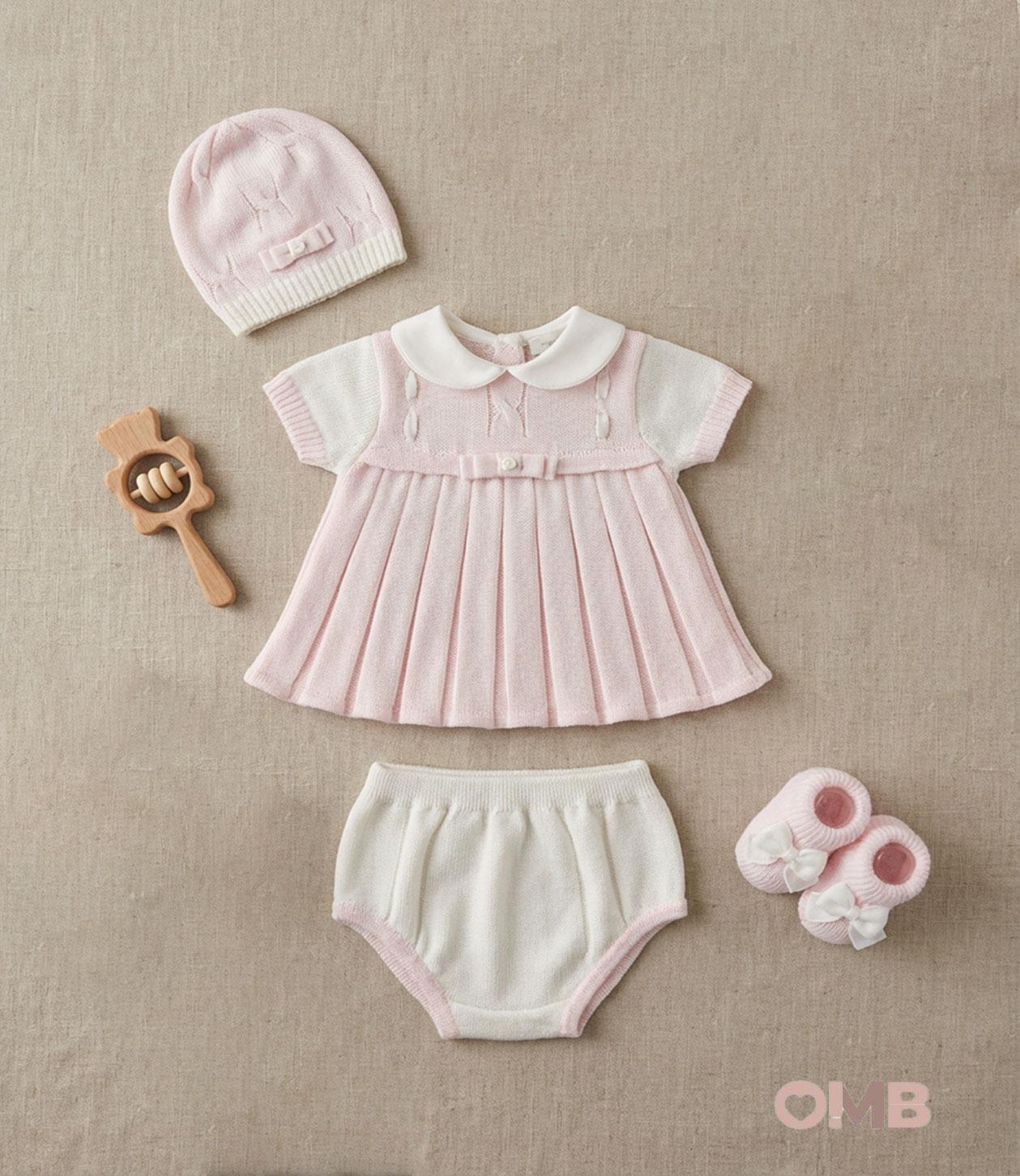 Set nascita neonata PRIMODI BEBE 360248910 Bianco/rosa 3602.48-9-10 BIANCO/ROSA PRIMODI BEBE 
