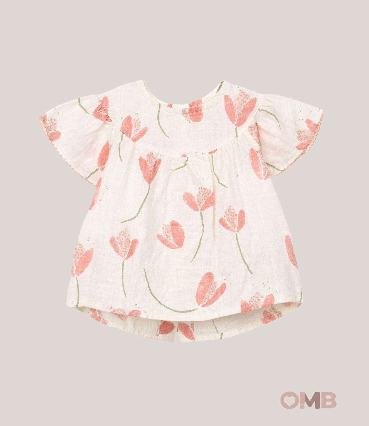 Blusa neonata PLAY UP 2AS11302 Panna 2AS11302 PANNA/PESCA PLAY UP 