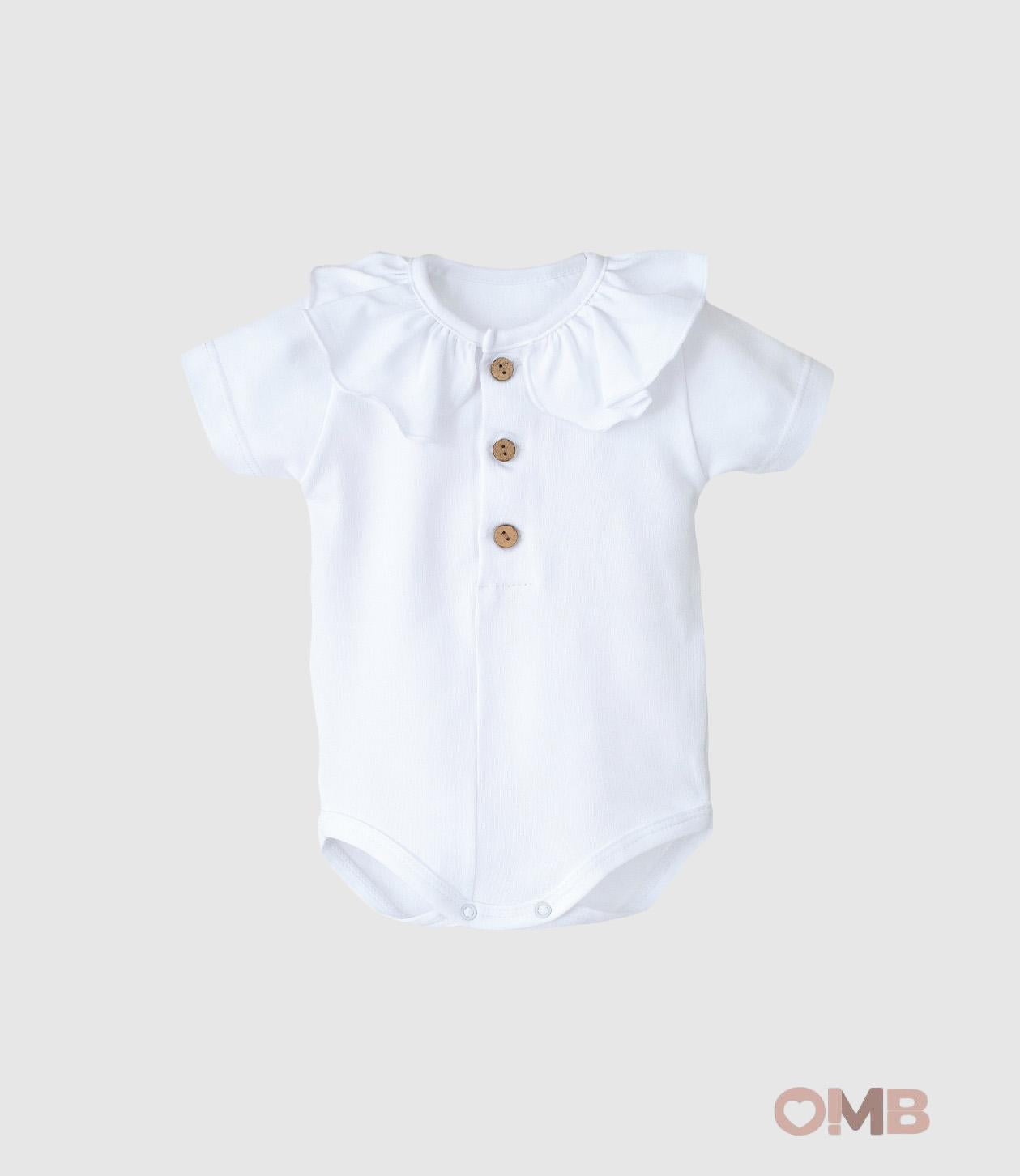 Body CALAMARO BABY neonata 19123 Bianco 19123 BIANCO CALAMARO BABY 