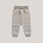 Leggins neonato LI & ME 6745 Panna<BR/> 6745 PANNA/VERDE LI & ME 