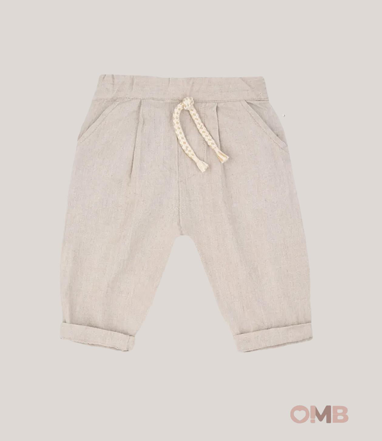 Pantalone neonato 1+IN THE FAMILY CASTEL Sabbia CASTEL SABBIA 1+INTHEFAMILY 