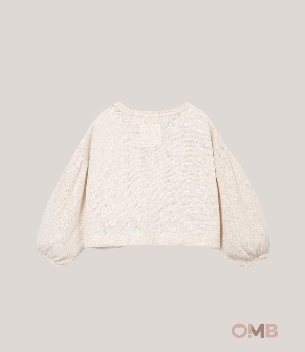 Cardigan bambina PLAY UP 4AS10904 Panna<BR/> 4AS10904 PANNA PLAY UP 